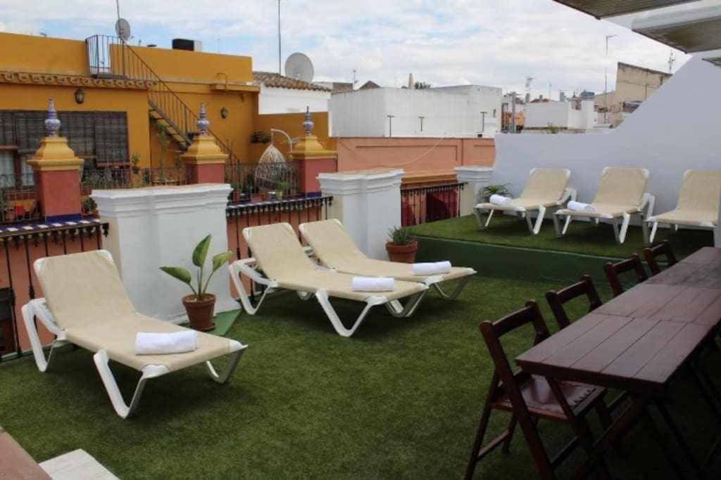 Casa Palacio Del Siglo XVIII En Centro Sevilla Exterior foto